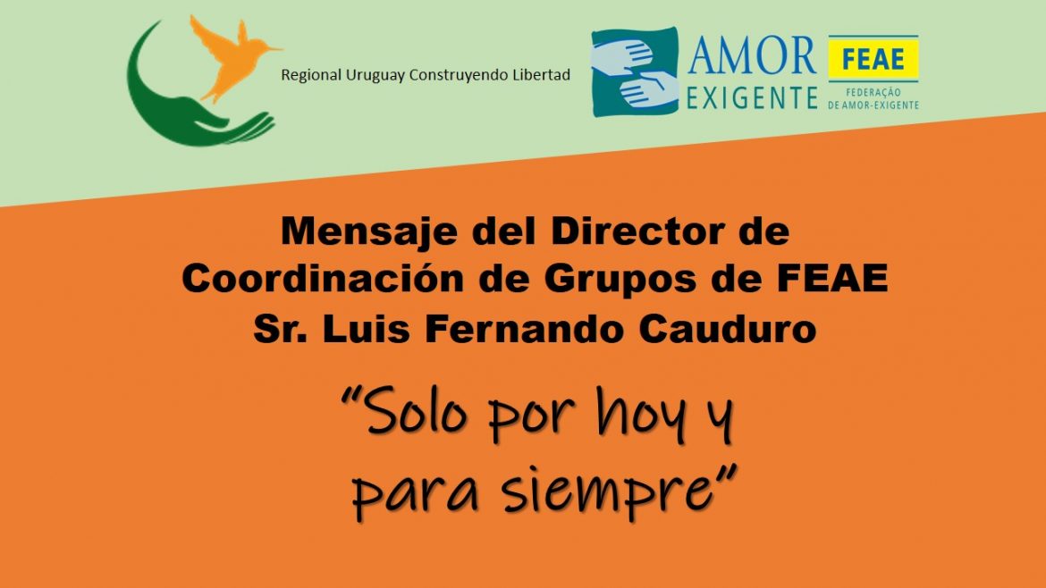 Mensaje del Director de Coordinación de los Grupos de FEAE-Sr. Luis Fernando Cauduro