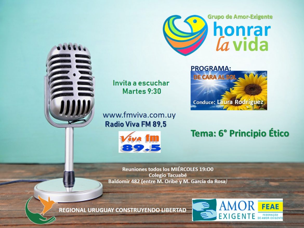 Programa De Cara al Sol-Viva FM – Familia con Amor-Exigente