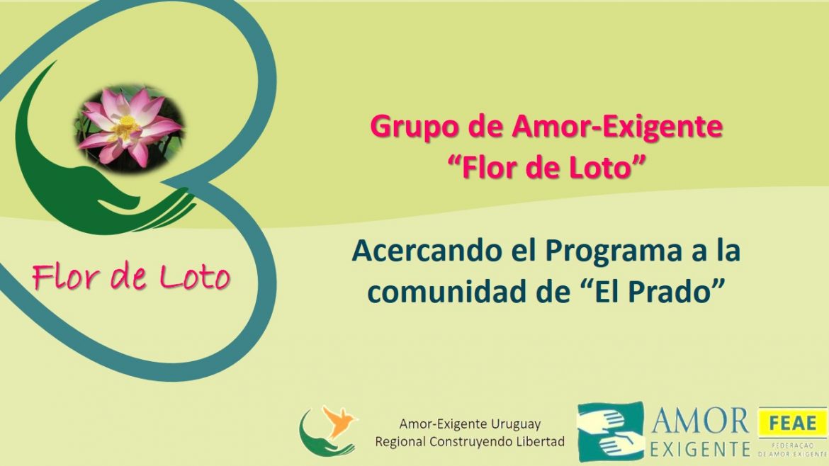 Voluntarios del Grupo de Amor-Exigente    “Flor de Loto” acercando el Programa a la comunidad