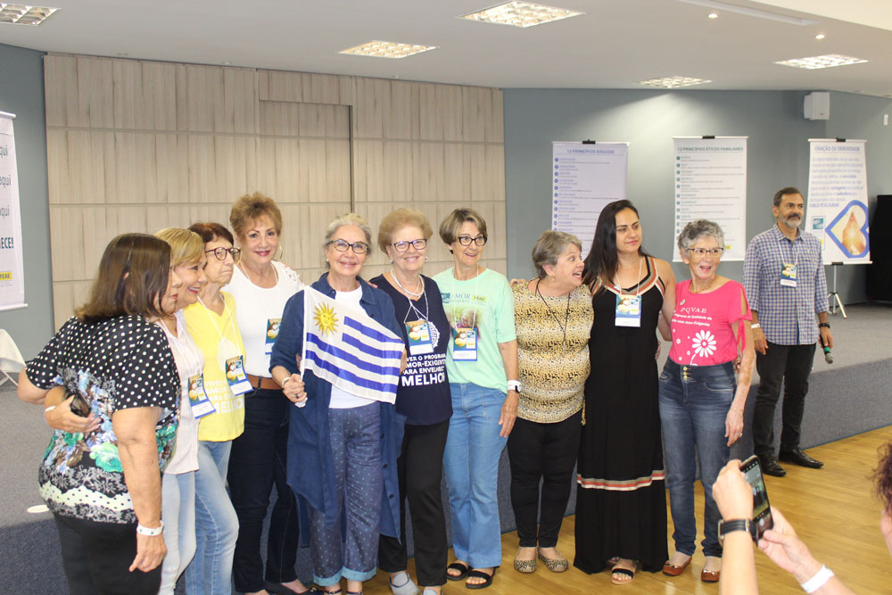 Voluntarias de Amor-Exigente Uruguay presentes en el Primer curso de Cónyuges y Siempre es Tiempo