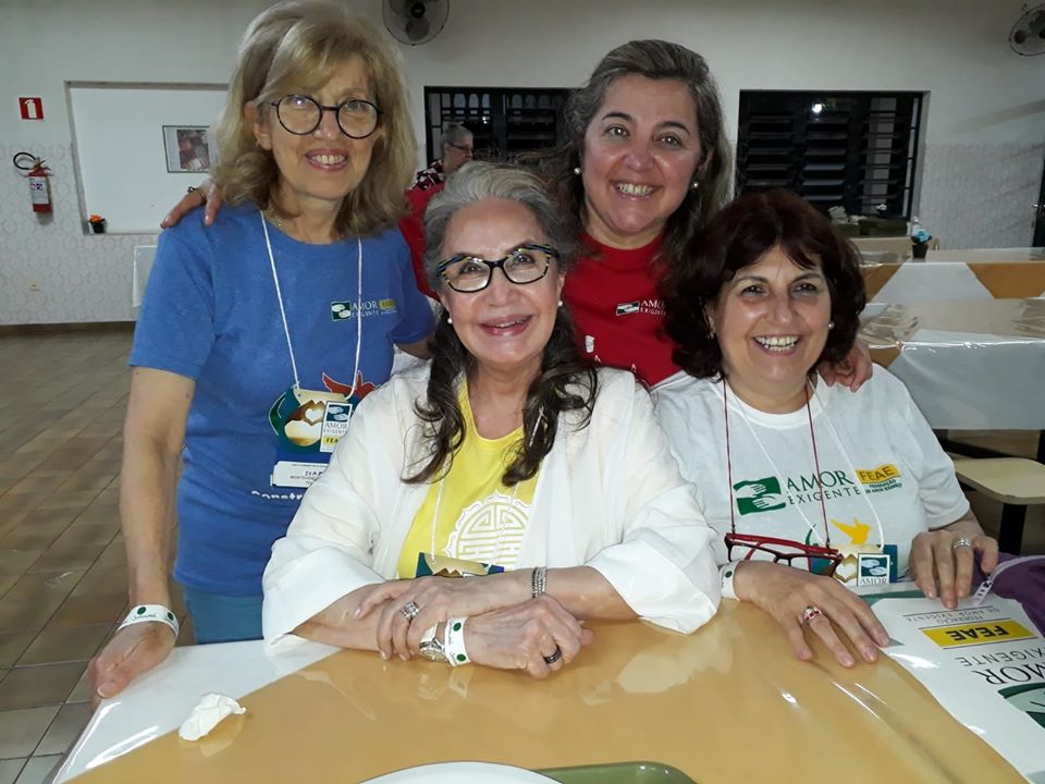 Voluntarias de Amor-Exigente Uruguay presentes en el Primer curso de Cónyuges y Siempre es Tiempo