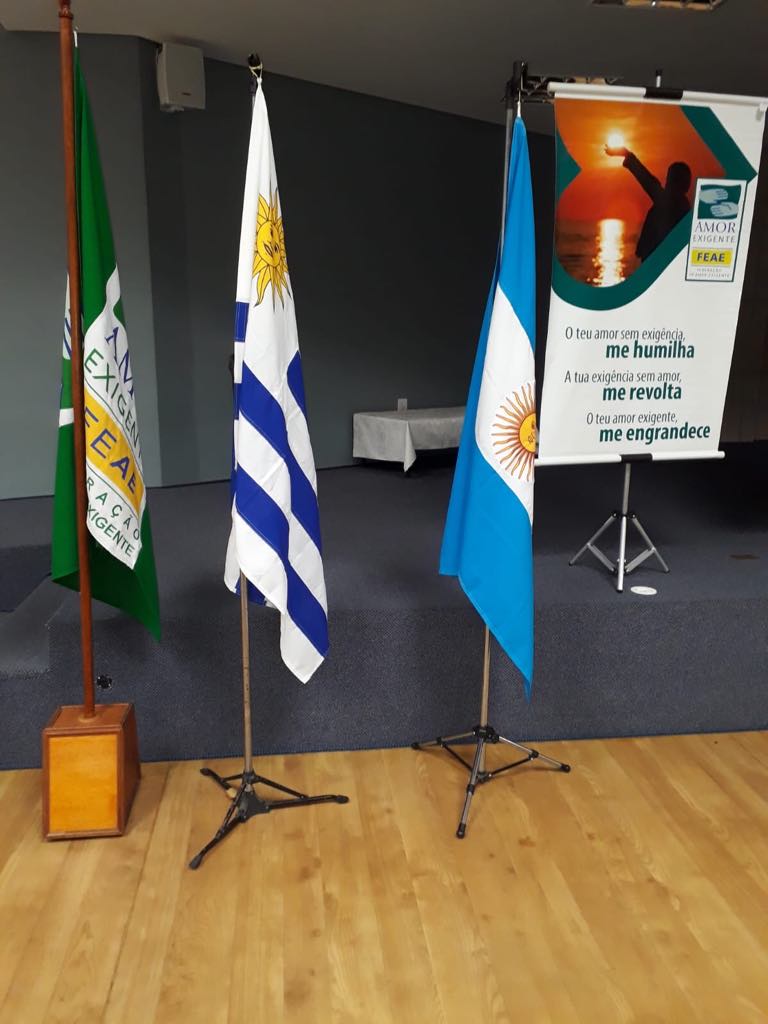 Voluntarios de Amor-Exigente Uruguay presentes en el Primer Curso de Cónyuges y Siempre Es Tiempo-Mogi Mirim/SP