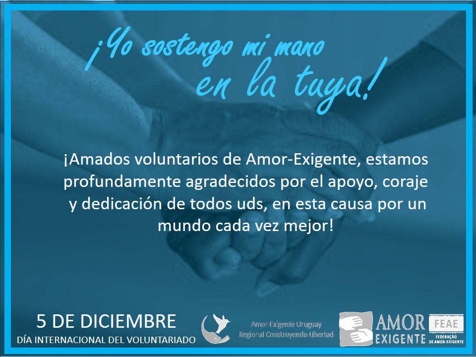 5 de Diciembre-Día Internacional del Voluntariado