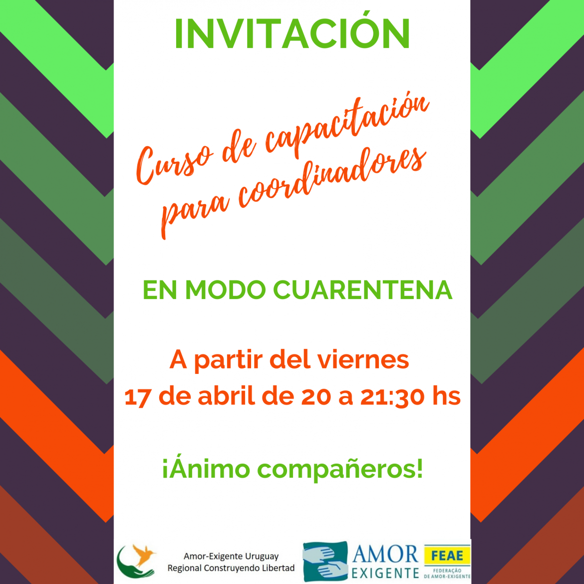 Curso de Capacitación para coordinadores en modo cuarentena